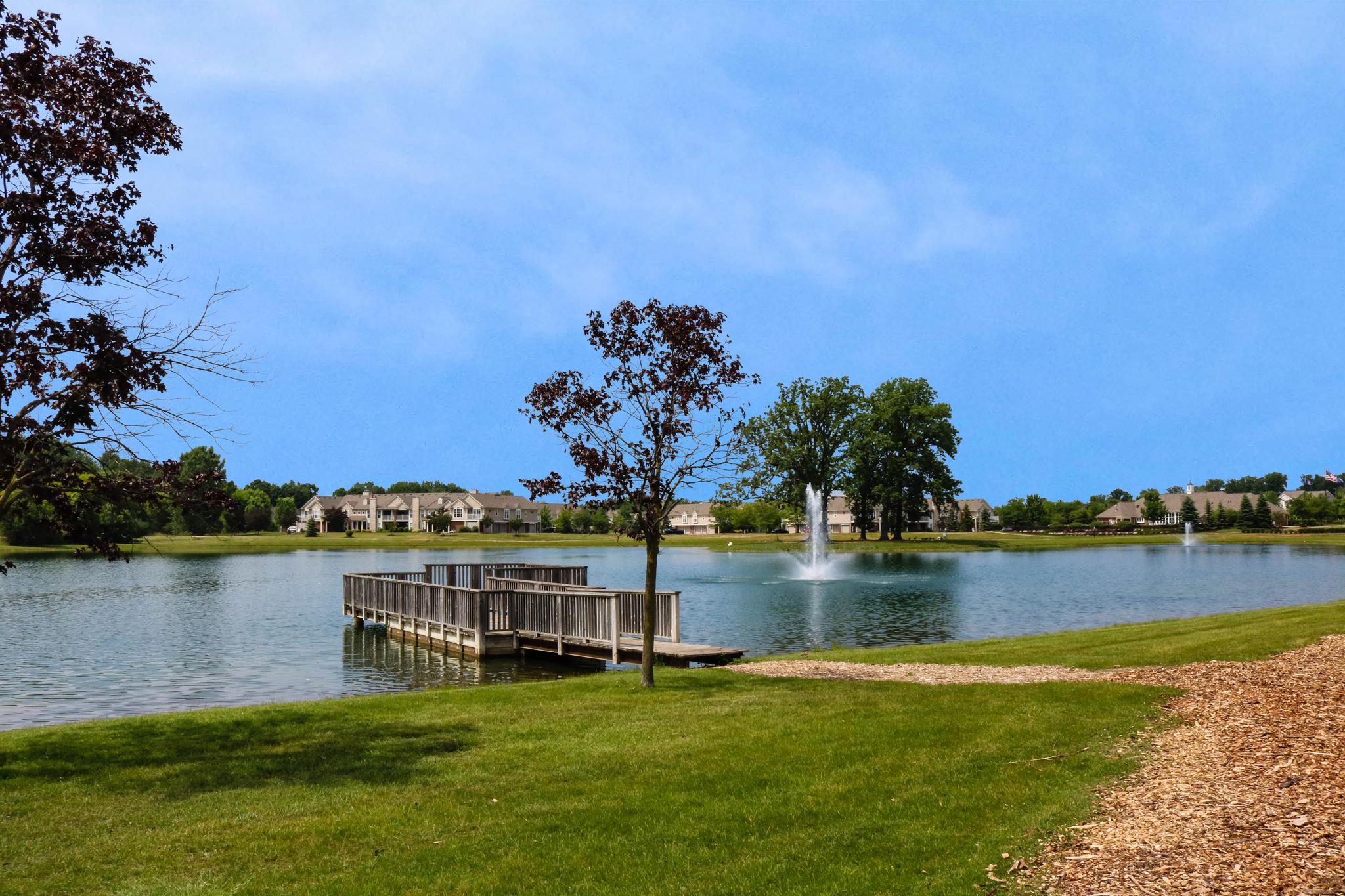 Mill River fishing pond